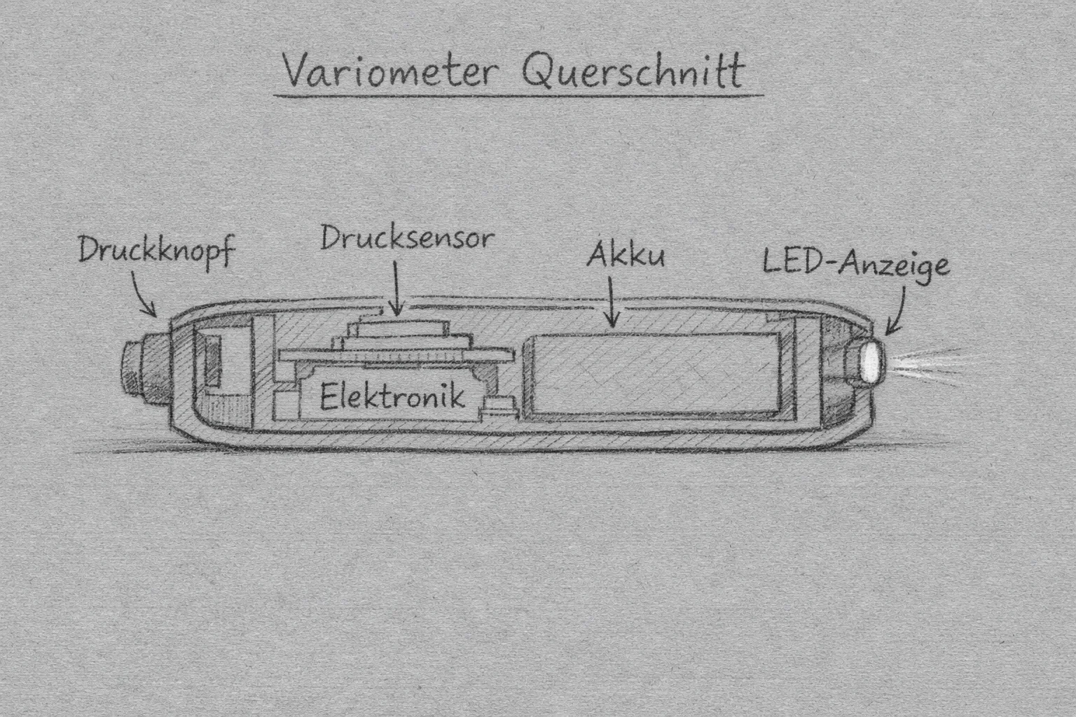 Variometer Querschnitt